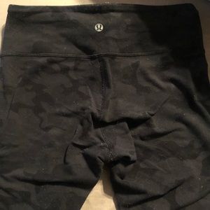 Camo Lululemon leggings. Size 4.